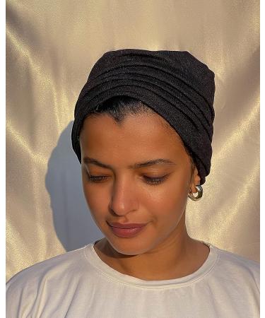 REVEIL Satin Lined Pre-tied Turban Head Wrap | Lightweight & Breathable | Stylish Fashion Headcover - Perfect Gift for Women & Girls - Buy Online on GoSupps.com