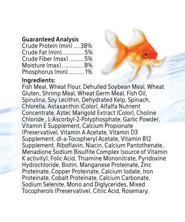 Aqueon Goldfish Flakes 7.12oz - Nutritionally Balanced Fish Food for Vibrant Orange Goldfish - Buy Online on GoSupps.com