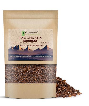 Gourmetia smoked salt coarse 200g natural cold smoked sea salt - also as fine 200 g coarse - Buy Online on GoSupps.com