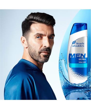 Head & Shoulders Men Ultra Male Care Anti-Dandruff Shampoo For a Clean Scalp With Marine Minerals Pack of 3x250 ml - Buy Online on GoSupps.com