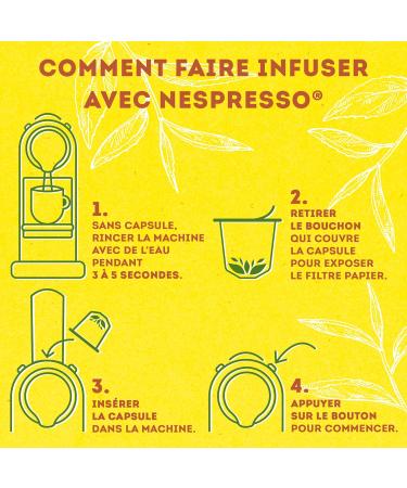 Lipton Verbena Mint Flavored Infusion Freshness Nespresso Compatible Capsules 100% Natural Ingredients 10 Caps - Buy Online on GoSupps.com