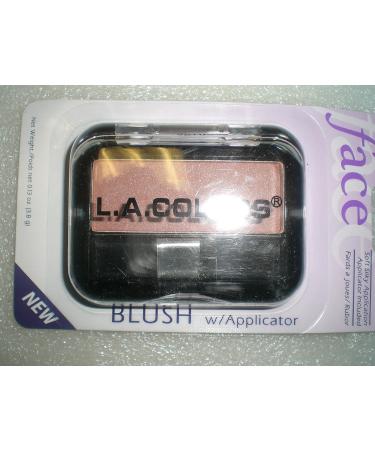 L.A. Colors Peach Rose Blush - 0.06 oz | Vibrant Single Blush for a Natural Glow - Buy Online on GoSupps.com