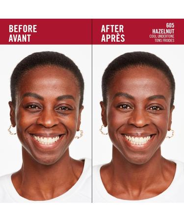 Rimmel London - Lasting Finish 35 Hour Foundation Long-Wearing Hydrating Vegan Formula Full-Coverage - Hazelnut 1 count (Pack of 1) Hazelnut - 605 - Buy Online on GoSupps.com