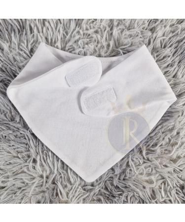 Royal Icon Baby Bandana Bibs - Set of 3/6/12Pc White Bibs for Newborn Boys and Girls 0-6 Months - Stylish, Soft, and Absorbent Dribble Bibs - Buy Online on GoSupps.com