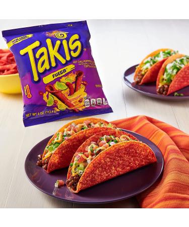 Old El Paso Takis Fuego Stand 'N Stuff Taco Shells - 10-Count - Buy Online on GoSupps.com