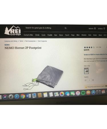 Lightweight Nemo Hornet Backpacking Tent 2 Person Footprint - Durable Protection - Buy Online on GoSupps.com