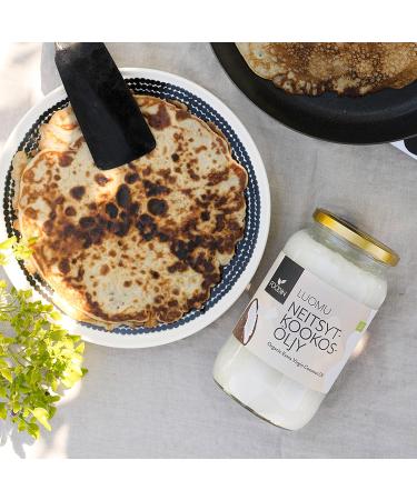  FOODIN FOODIN Virgin & Natural Coconut Oil Cold Pressed Organic Coconut Oil Ideal for Skin & Hair Raw Quality - Great for Roasti - Buy Online on GoSupps.com