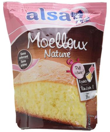 Alsa Pr paration Cuire G teau Moelleux Nature 500 g - Lot de 2