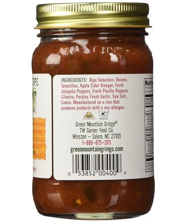 Green Mountain Gringo Medium Salsa 16 Oz (Pack of 2) - 1 Pound (Pack of 2) - Buy Online on GoSupps.com