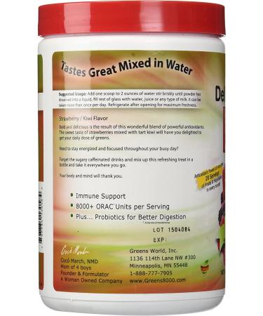 Greens World Delicious Reds 8000 Strawberry Kiwi Powder 10.6 oz (300 g) - Buy Online on GoSupps.com