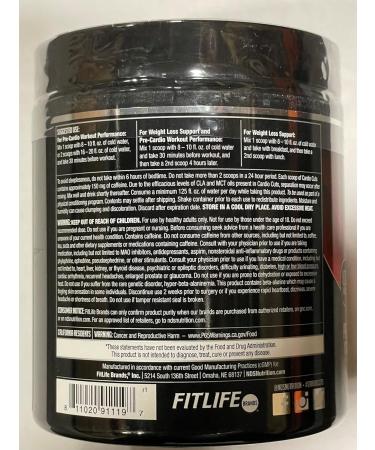 NDS Nutrition 4.0 Pre Workout Supplement - Advanced Weight Loss & Cardio Formula with L-Carnitine CLA MCTs L-Glutamine & Safflower Oil - Grape Flavor (40 Servings - Buy Online on GoSupps.com