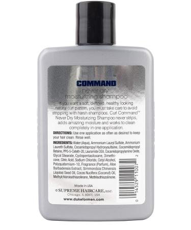 Duke Curl Command Moisturizing Shampoo | Curly Hair Care | International Shipping Available - Buy Online on GoSupps.com