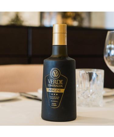 Verde Esmeralda - Aceite de Oliva Virgen Extra Ecol gico - Imagine Picual 500 ml (500 ml Ecologico) (500 ml Picual) (500 ml - Buy Online on GoSupps.com