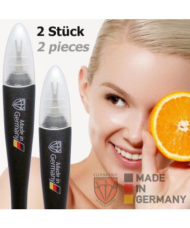3 Swords Germany - brand quality CUTICLE KNIFE TRIMMER REMOVER (2 pieces) manicure pedicure grooming for professional finger & toe nail care by 3 Swords Made in Germany Cuticle Remover (2 Pcs.) - Buy Online on GoSupps.com