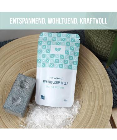 DIYER 50G Mentholkristalle | Premium Quality Pure Mint Oil | Perfect for Sauna Infusions & Ice Crystals | Ideal Sauna Accessories - International Shipping Available - Buy Online on GoSupps.com