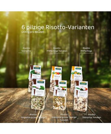 Dr. Ana Collection: 6 Vegan Gluten-Free Risotto Tasting Package | Authentic Italian Specialty | 100% Arborio Rice | 6 Varieties x 200g - Buy Online on GoSupps.com