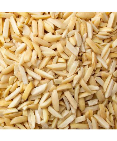 Oh! Nuts Blanched Slivered Almonds | 24oz Bulk Bag - Raw, Unsalted Almond Sticks for Snacking & Baking | High Protein, Heart Healthy, All Natural - 24oz - Buy Online on GoSupps.com
