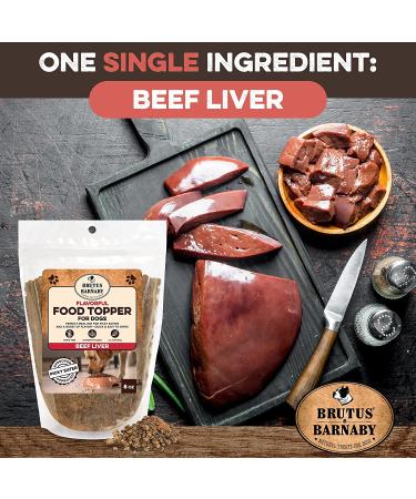 Beef Liver Dog Food Topper - Enhance Your Dog's Meal with Flavor - 8oz Pack for Picky Eaters - Buy Online on GoSupps.com
