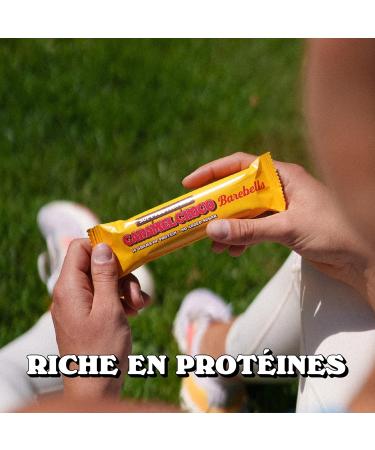 Shop Barebell's Delicious Soft Protein Bar - 16g Protein Sugar-Free No Palm Oil - Caramel Choco Flavor 12 x 55g - International Shipping Available! - Buy Online on GoSupps.com