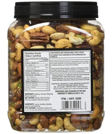Kirkland Signature Extra Fancy Unsalted Mixed Nuts 2.5 LB - Premium Quality Nuts Mix - Buy Online on GoSupps.com
