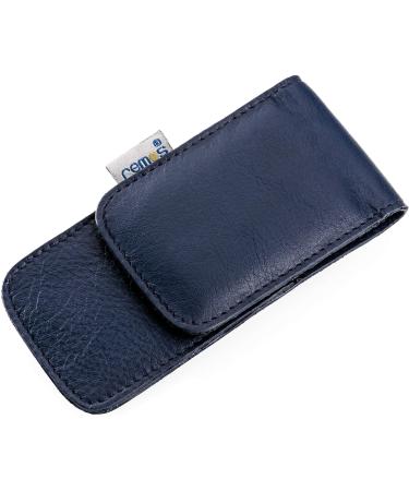 REMOS nail case empty made of genuine leather for 3 instruments - blue - Buy Online on GoSupps.com