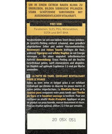 Natura Siberica Invigorating Facial Scrub Tiger Paw - 150 ml | Eco-Friendly Exfoliating Skin Care | International Shipping Available - Buy Online on GoSupps.com