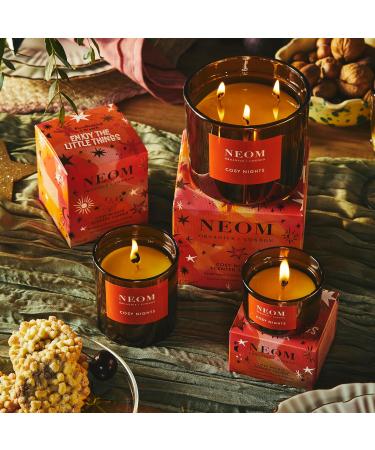 Buy NEOM Cosy Nights Luxury Scented Candle - Sandalwood Frankincense & Nutmeg | Essential Oil Aromatherapy Gift | International Shipping Available - Buy Online on GoSupps.com