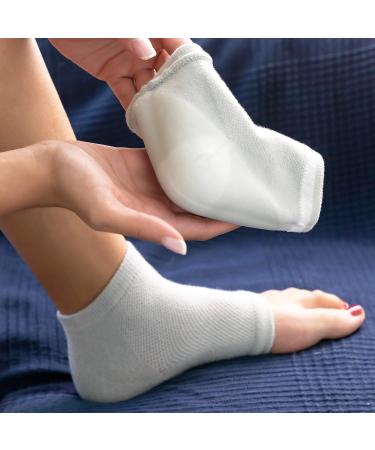 Shop Innovagoods Moisturizing Socks with Gel Pads - Ergonomic Unisex Breathable Enriched with Natural Oils & Vitamin E - Perfect for Soft Hydrated Feet - Buy Online on GoSupps.com