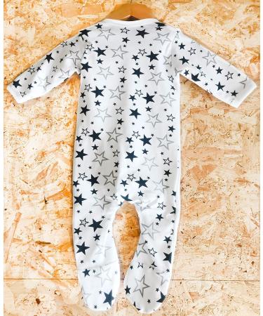 West Ham Baby Sleepsuit | 100% Combed Cotton | 3-6 Months | UK Designed & Printed - Buy Online on GoSupps.com