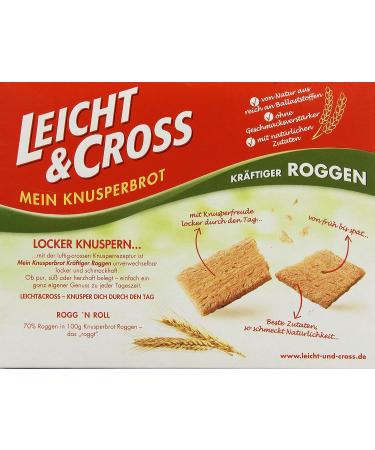 Light & Cross Rye Crispy Bread - 125g Pack | Best International Shipping - Buy Online on GoSupps.com