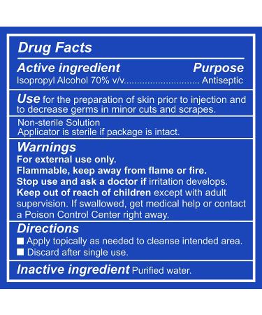 Alcohol Wipes 300 Count | Sterile Alcohol Prep Pads - Individually Wrapped - 2-Ply Antiseptic | Ideal for First Aid Kits | 300 Surgical Alcohol Swabs - Buy Online on GoSupps.com