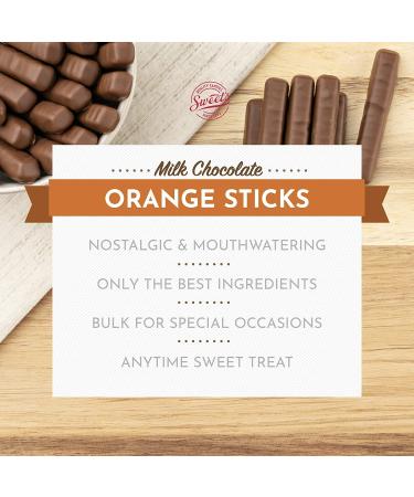 Milk Chocolate Orange Sticks - Delicious Chocolate Candy with Orange Flavor - Buy Online on GoSupps.com