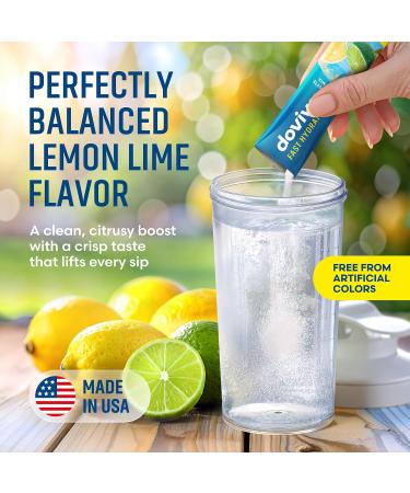 DOVIVE Electrolyte Drink Mix | 16 Instant Hydration Packets w/ 920mg Hydrate Electrolytes | Low-Sugar (7g) Electrolytes Hydration w/Vitamins C B3 B5 B6 B12 and Na Ca Mg K Zn (Lemon-Lime) - Buy Online on GoSupps.com
