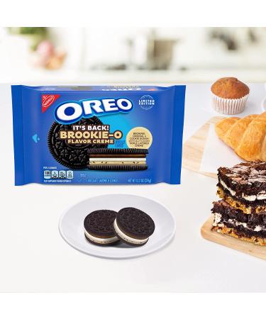 OREO Brookie-O Brownie & Cookie Dough Creme Chocolate Cookies 13.2 oz Limited Edition - Buy Online on GoSupps.com