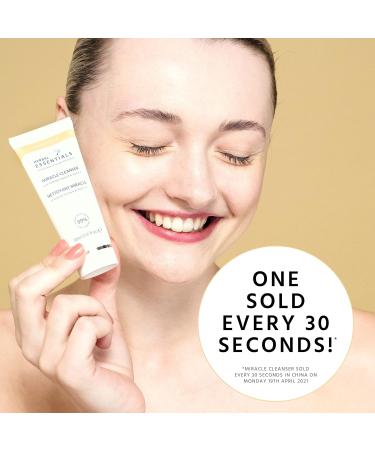 Herbal Essentials Miracle Cleanser - 99% Natural Vegan & Cruelty Free | Nourishes Hydrates & Removes Impurities | Sunflower Seed Oil & Vitamin E | 1.01 Fl Oz Made in France - Buy Online on GoSupps.com