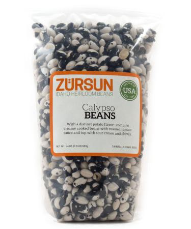 Zursun Heirloom Dry Calypso Beans 24 oz
