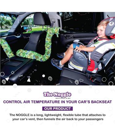 Noggle Air Vent Extender Hose - Make Backseat Cool Again | Car Travel Accessories for Kids | 6ft Black Ice - Buy Online on GoSupps.com
