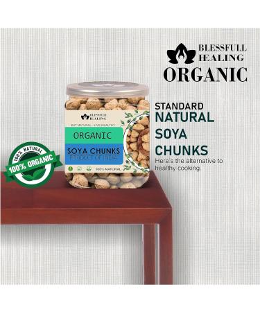 Blessfull Healing Organice SOYA Chunks for Breakfast 2 lb (907 Gram) - Buy Online on GoSupps.com