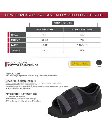 OTC Post-Op Shoe Soft Top X-Large for Men and Women - Men's X-Large Size - Buy Online on GoSupps.com