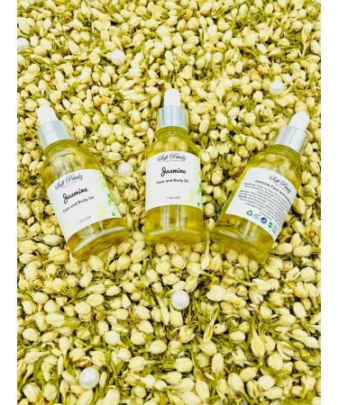 Soft Petalz Jasmine Face & Body Oil - Hydrating Natural Skincare for All Skin Types - International Shipping Available - Buy Online on GoSupps.com