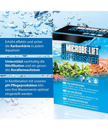Microbe-Lift KH Booster - Enhance Carbonate Hardness in Freshwater & Saltwater Aquariums | 1000g Multi-Color Formula - Buy Online on GoSupps.com