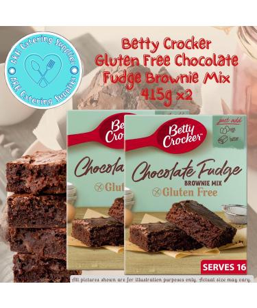 Chocolate Fudge Betty Crocker Gluten Free Brownie Mix 415g x2 - Buy Online on GoSupps.com