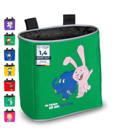 Grinse dwarf children handlebar bag |The show with the elephant |Radio handlebar |Bicycle handlebar bag |Bicycle basket bicycle pocket wheel bag handlebar basket |Accessories children's bike - Buy Online on GoSupps.com