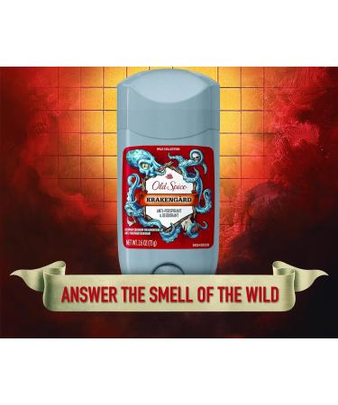Old Spice Krakengard Antiperspirant & Deodorant 2.6 oz - Wild Collection - Buy Online on GoSupps.com