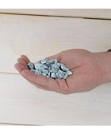 Landare Gray Pebble Stones 1.8kg - Decorative Garden Gravel for Vases & Home Decor (8-12 mm) - Buy Online on GoSupps.com