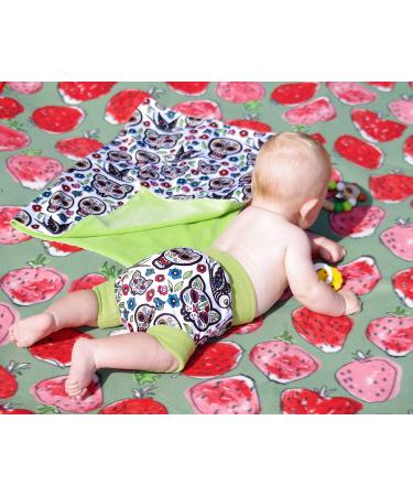 Petit Lulu XL Cloth Nappy Wrap - Mushrooms | Reusable Washable Diaper | European Made Nappies - Buy Online on GoSupps.com