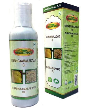 naturmeds bhringa amalakaadi Oil (ayurvedic oil for prevention of aging and hair loss 100% natural) 150 ml - Buy Online on GoSupps.com