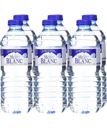 Mont Blanc Flat Mineral Water from the Alps 6 x 500 ml - Buy Online on GoSupps.com