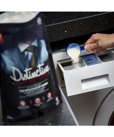 Distinctive Washing Powder Masculine fragrance - Best Biological Eco Wash Low Temperature Formula - No Fabric Softener To Buy - Pack of 6 (1.2kg) + Matching 200ml Fabric Fragrance Spray Case of 6 (1.2kg) packs Plus matching Fragrance - Buy Online on GoSupps.com