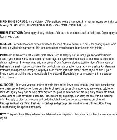 Four Paws Keep Off! Dog and Cat Repellent Spray - 10-Ounce Aerosol for Indoors & Outdoors - Buy Online on GoSupps.com